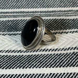 Sterling Silver Black Onyx Ring